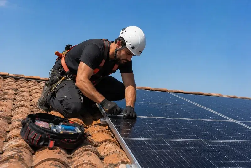 Maintenance et monitoring de panneaux solaires à Roybon