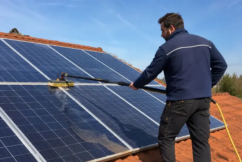 Nettoyage et entretien de panneaux solaires à Roybon